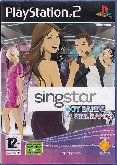 Singstar Boybands Vs Girlbands - PS2 (Genbrug)